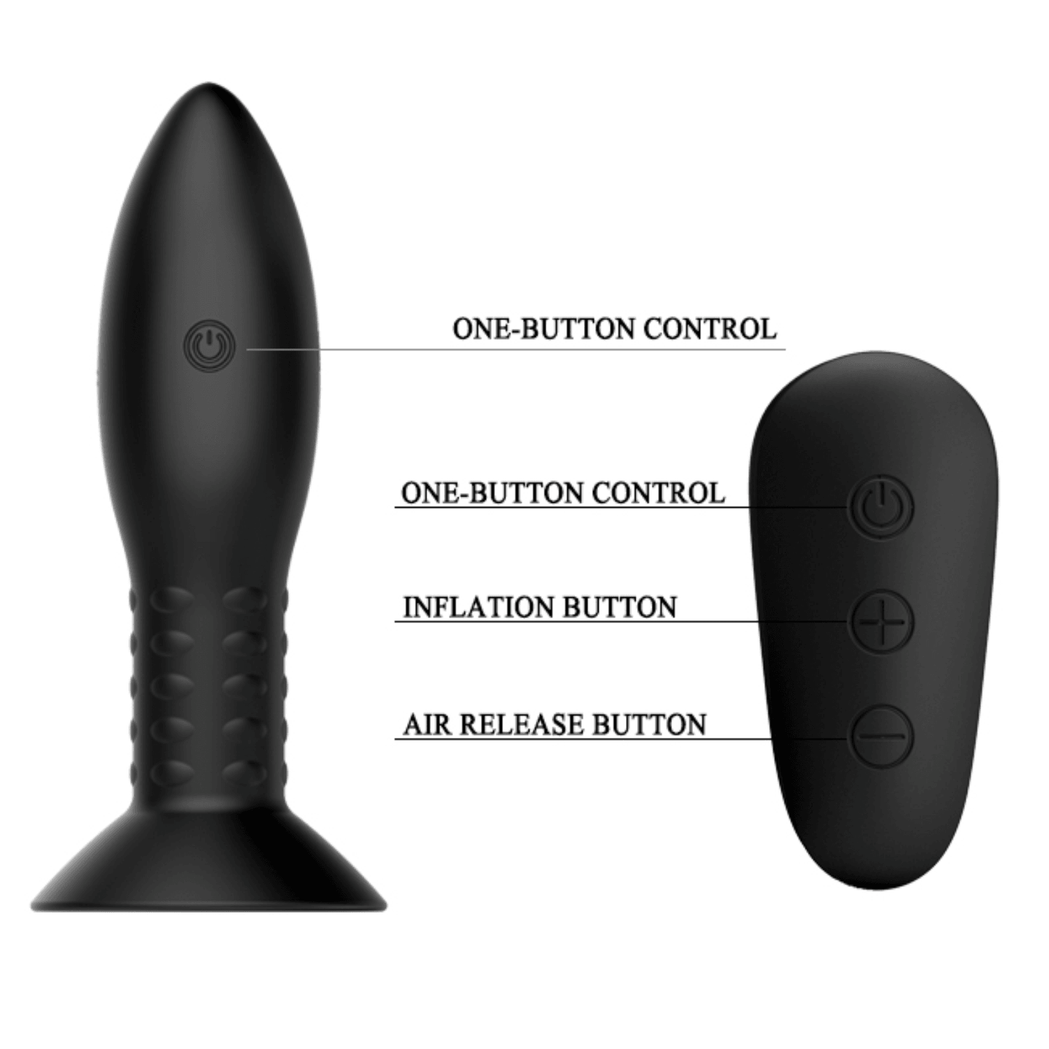 Pretty Love Mr. Play Powerful Vibrating Plug Prostat Vibratör BI-040085W-MR