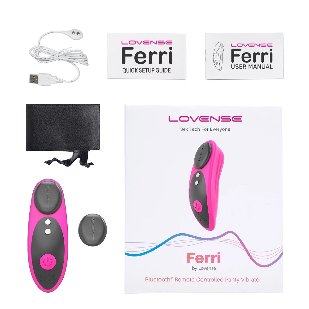 Lovense Ferri Telefon Kontrollü Külot İçi Giyilebilir Vibratör