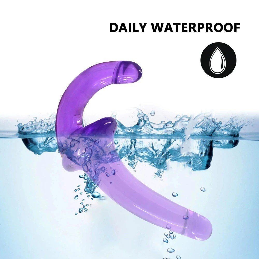 Agr Medikal Silikon Lezbiyen Strapless Strap-On Dildo-Mor