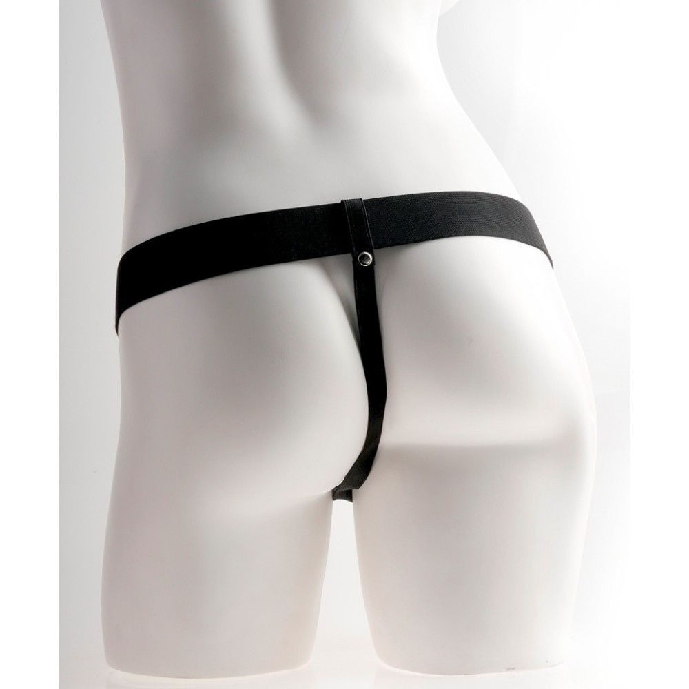 Pipedream Fetish Fantasy Series 7 Inch Hollow Rechargeable Strap-On with Balls