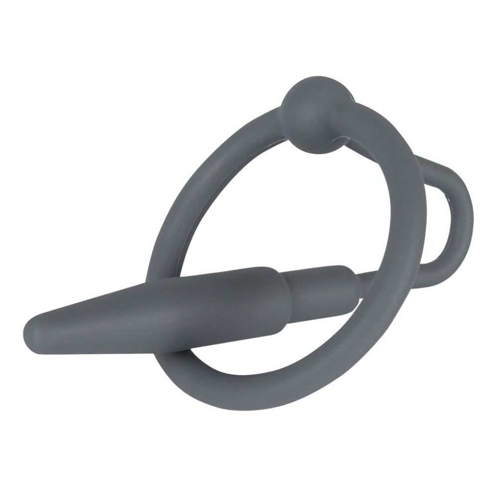 Penis Plug With Glans Ring Silicone Penis Plug