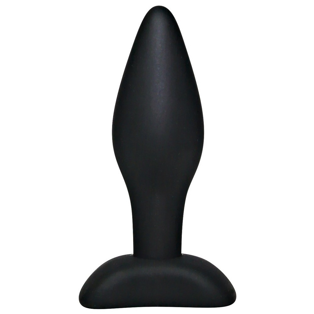 Black Velvets Butt Plug Small Soft Touch 9 Cm Silikon Anal Plug