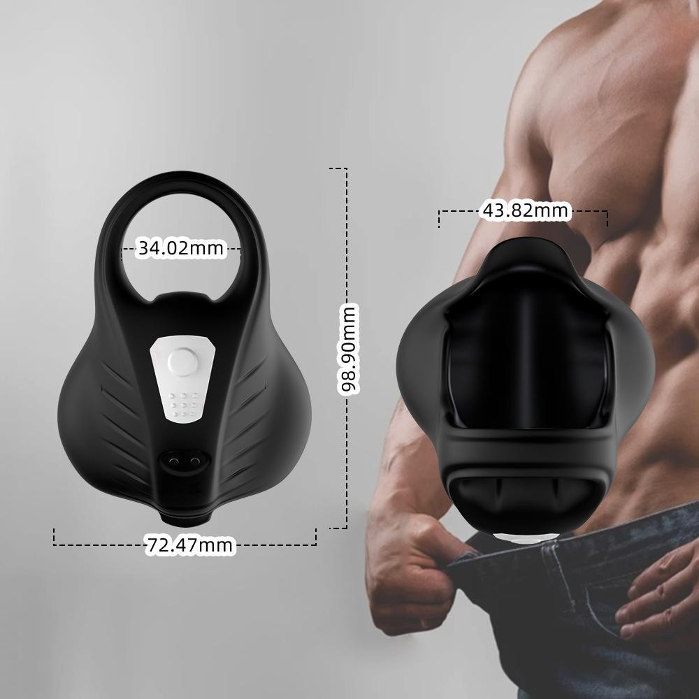 bAŞKa Erotica Toys Fun Bag Testicle Uzaktan Kumanda Testis Vibratör