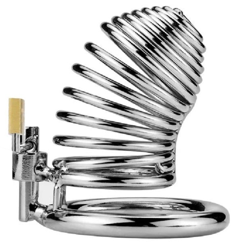bAŞKa Master Male Chastity Orail Metal Penis Kilidi 40 mm