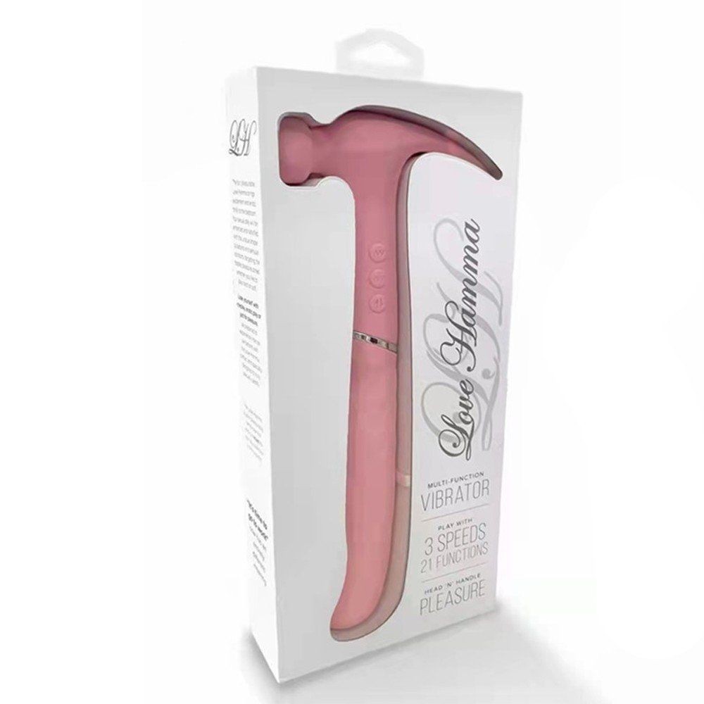 bAŞKa Hammer Love Pink Ultra Güçlü Çekiç Vibratör
