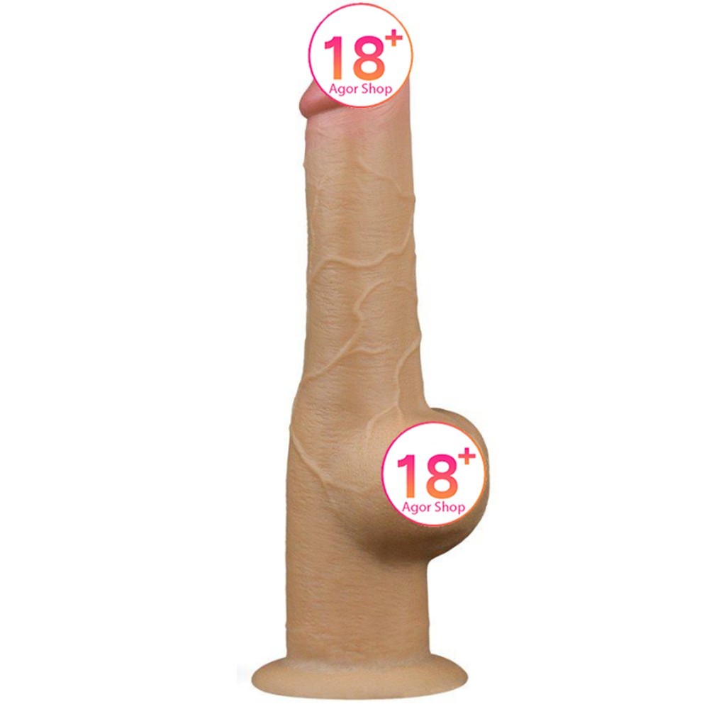 Lovetoy Handle Cock 9.5'' Çift Katmanlı Büyük Realistik Penis LV411031