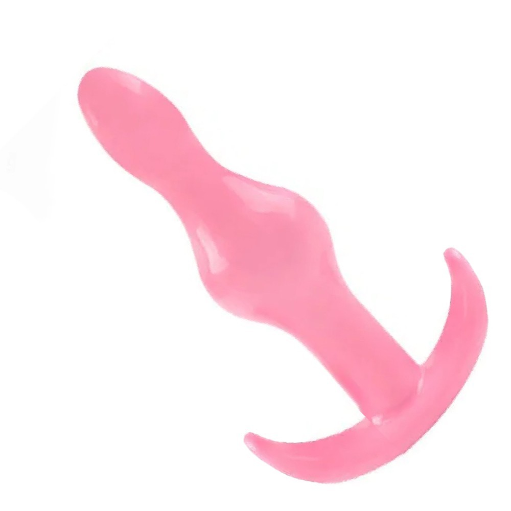 bAŞKa Silicone Two Ribbed Anal Alıştırıcı Plug
