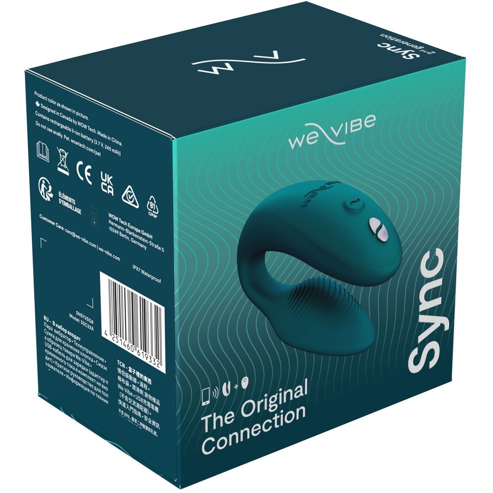 We-Vibe The New Sync 2 Remote & App Controlled Couples Vibrator