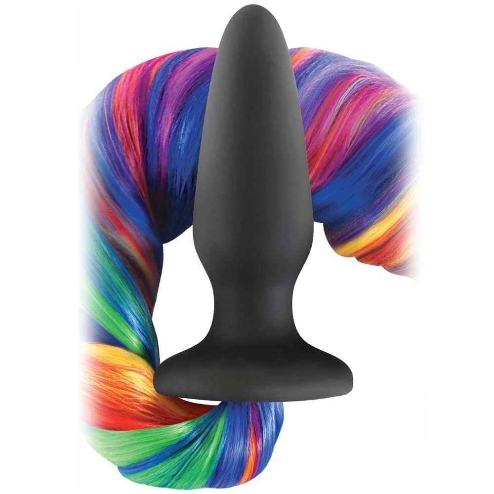 NS Novelties Unicorn Tails Pastel Rainbow Kuyruklu Anal Plug