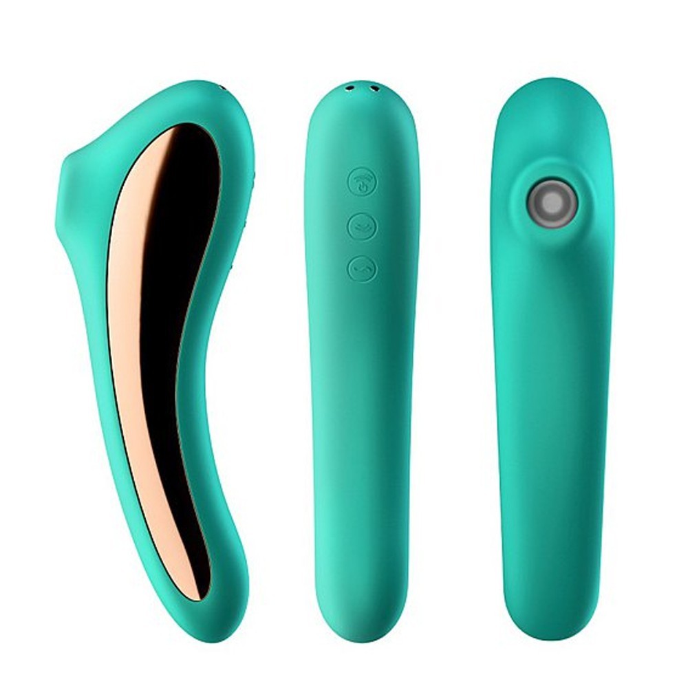 Satisfyer Dual Kiss Telefon Kontrollü Emiş Güçlü Vibratör