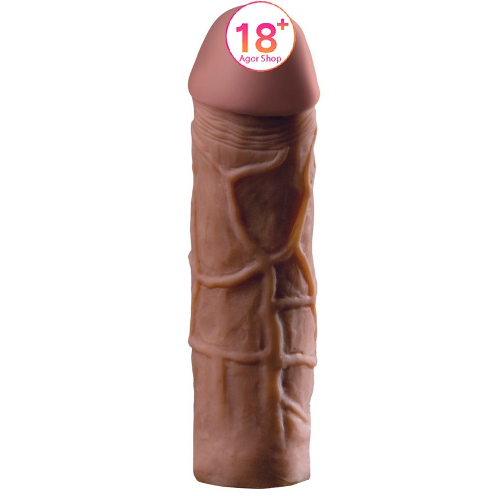 Pipedream Fantasy X-Tensions Mega 2'' Realistik Penis Kılıfı Brown