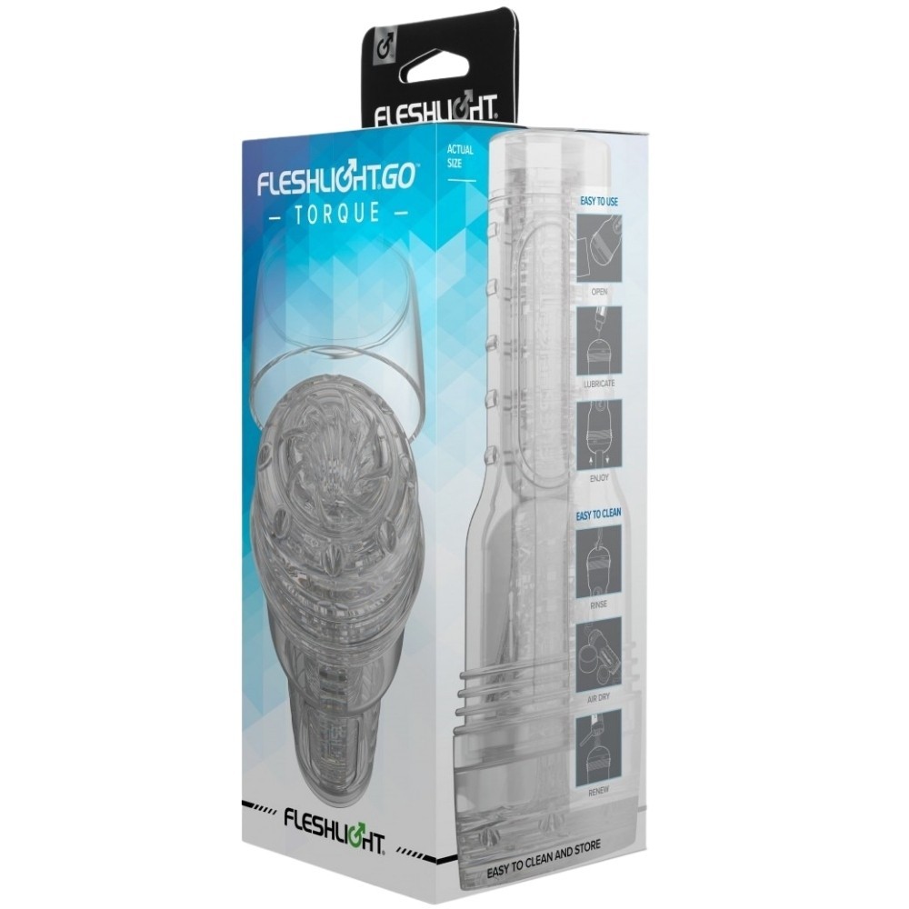 Orjinal Fleshlight Go Torque Ice Masturbator