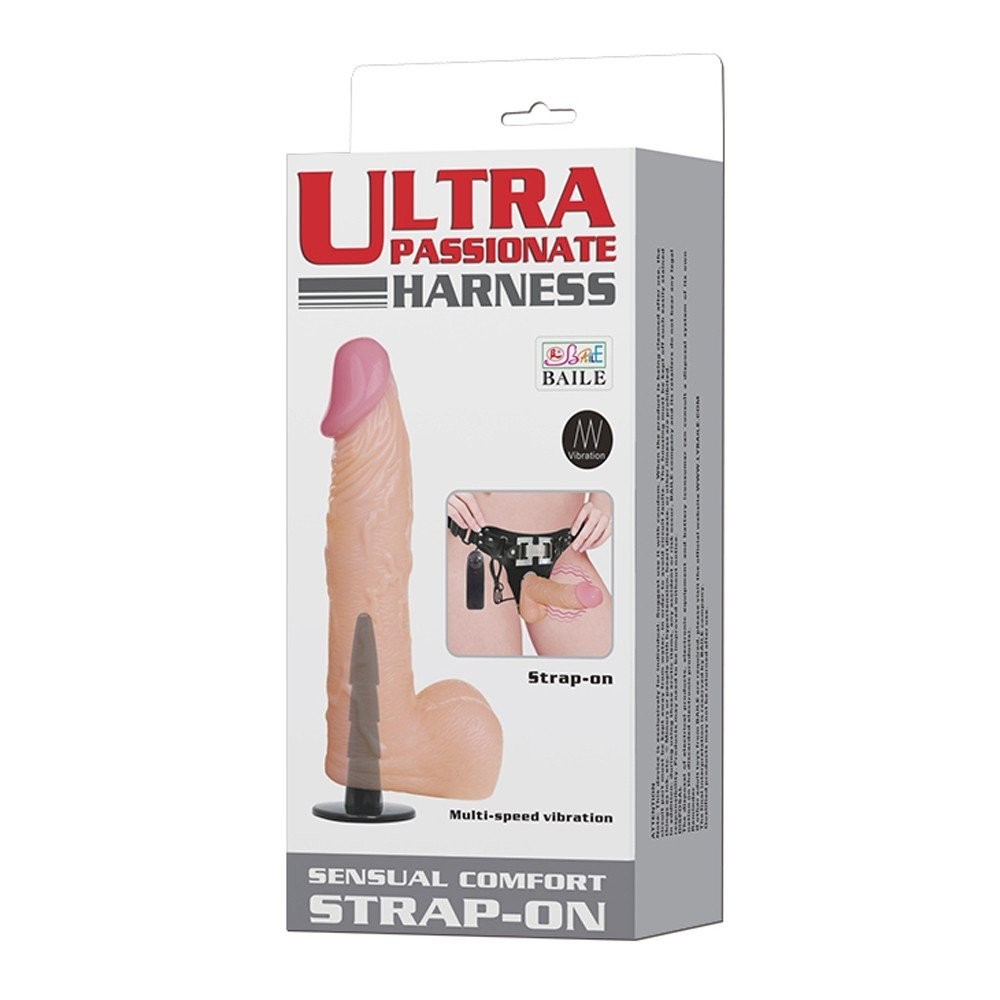 Baile Ultra Passionate Harness Kemerli Realistik Vibratör BW-022036