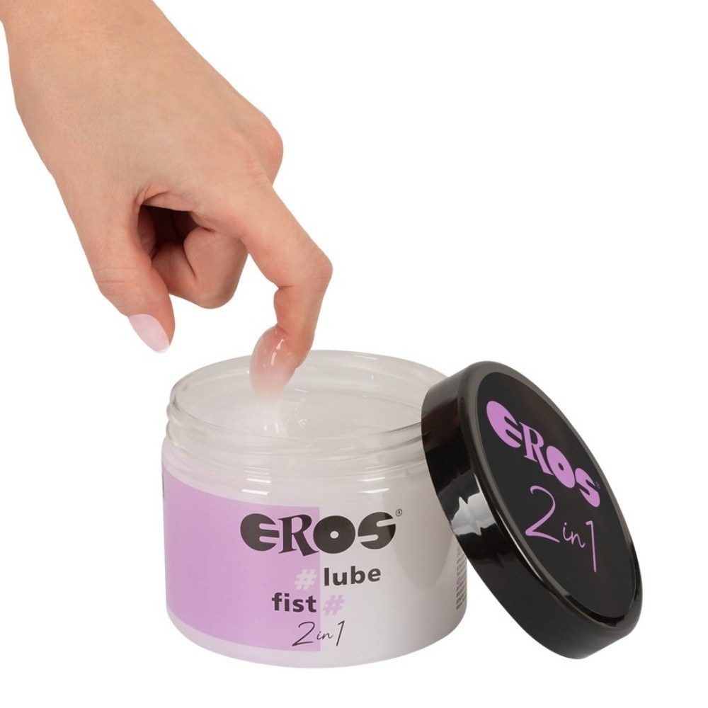 Eros 2 İn 1 Lube Fist Su ve Silikon Bazlı 500 Ml Kayganlaştırıcı Jel
