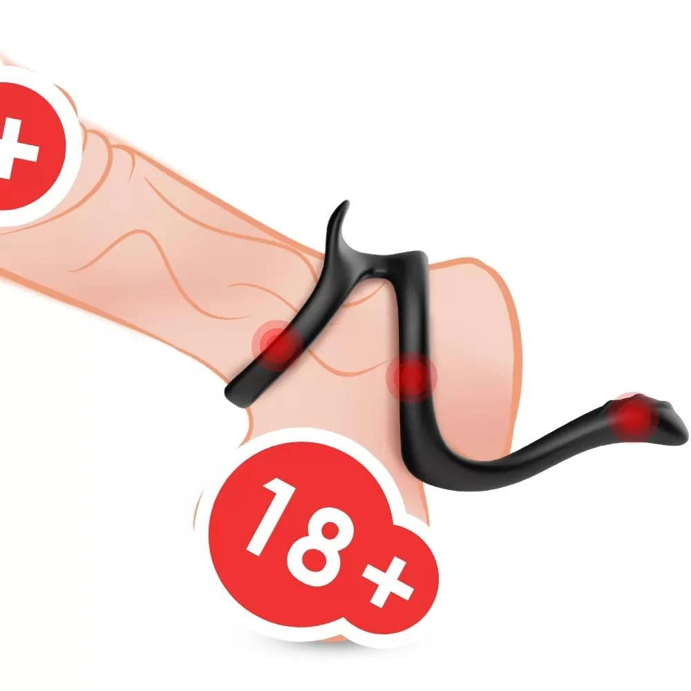 bAŞKa Erotica Toys Tail Perine Testis Destekli Penis Halkası