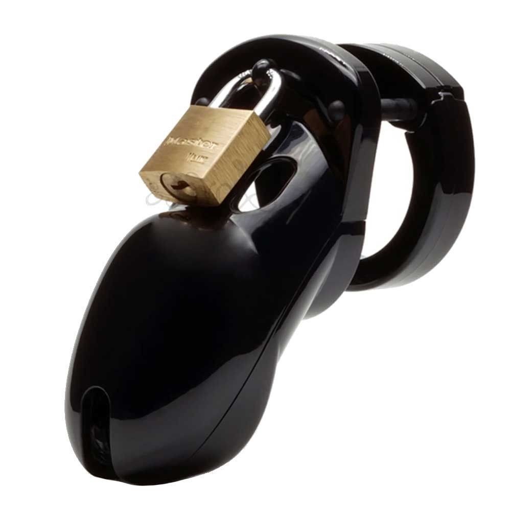 bAŞKa Master Chastity Devices Black Plastik Penis Kafesi