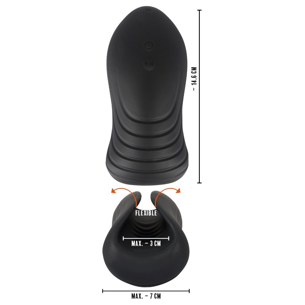 Rebel Men's Gear Ultra Soft Vibrating Silicone Masturbator