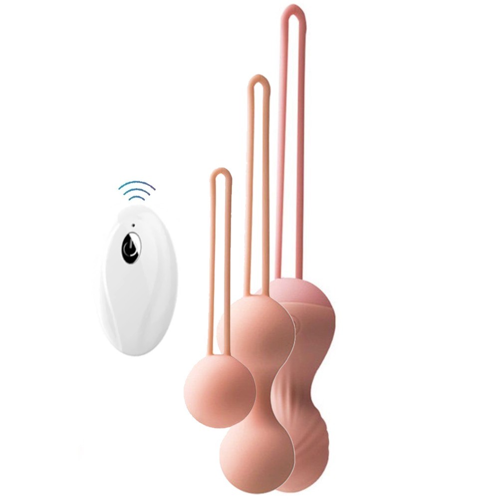 bAŞKa Exuis Balls Set Uzaktan Kumanda Kegel Egzersiz Vibratörü