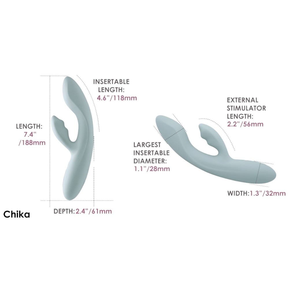 Svakom Chika App Controlled Isıtmalı Rabbit Vibrator