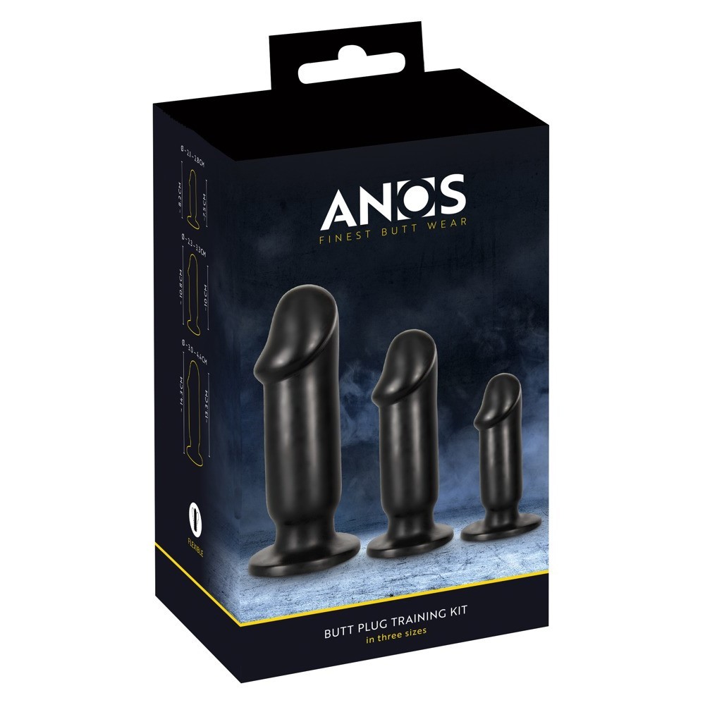 Anos Butt Plug Training Kit Anal Alıştırıcı Set