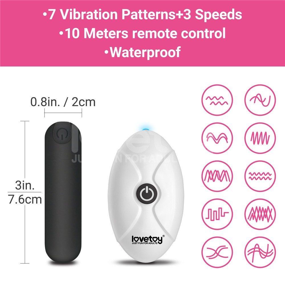 Lovetoy Printed Vibrating Sexy Panties XS/S Giyilebilir Vibratör LV770214A