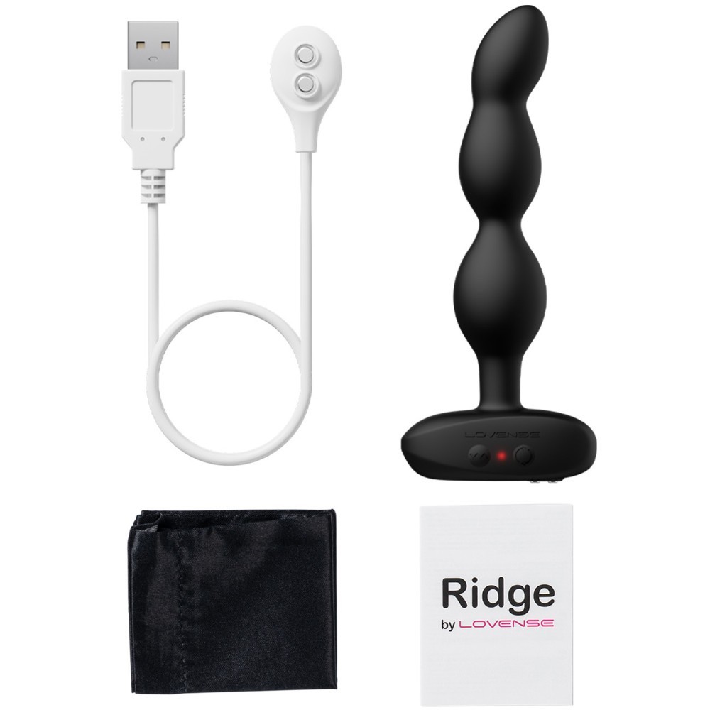 Lovense Ridge Telefon Kontrollü ve Hareketli Anal Boncuk