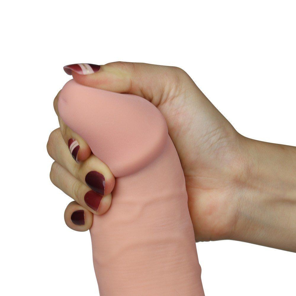 Lovetoy The Ultra Soft Dude 22.5 cm Realistik Vibratör LV1095