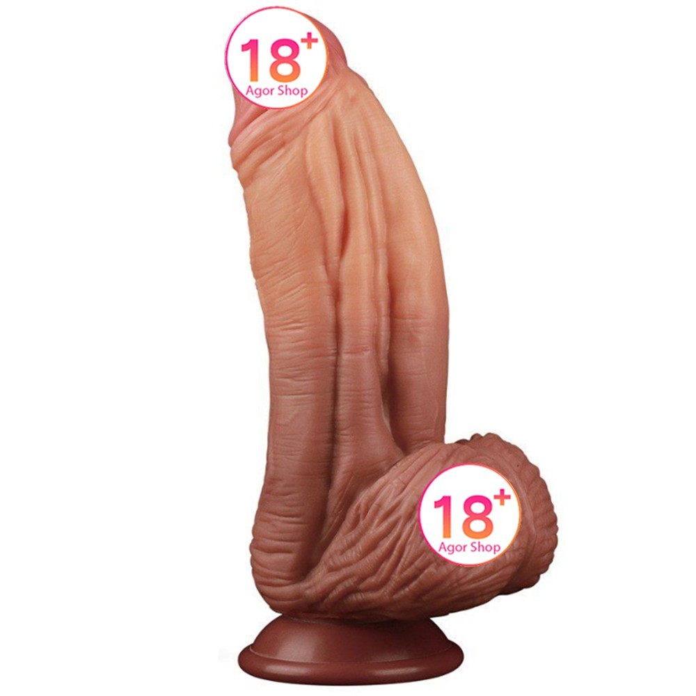 Lovetoy Nature Cock 10'' Çift Katmanlı Büyük Realistik Penis LV411014