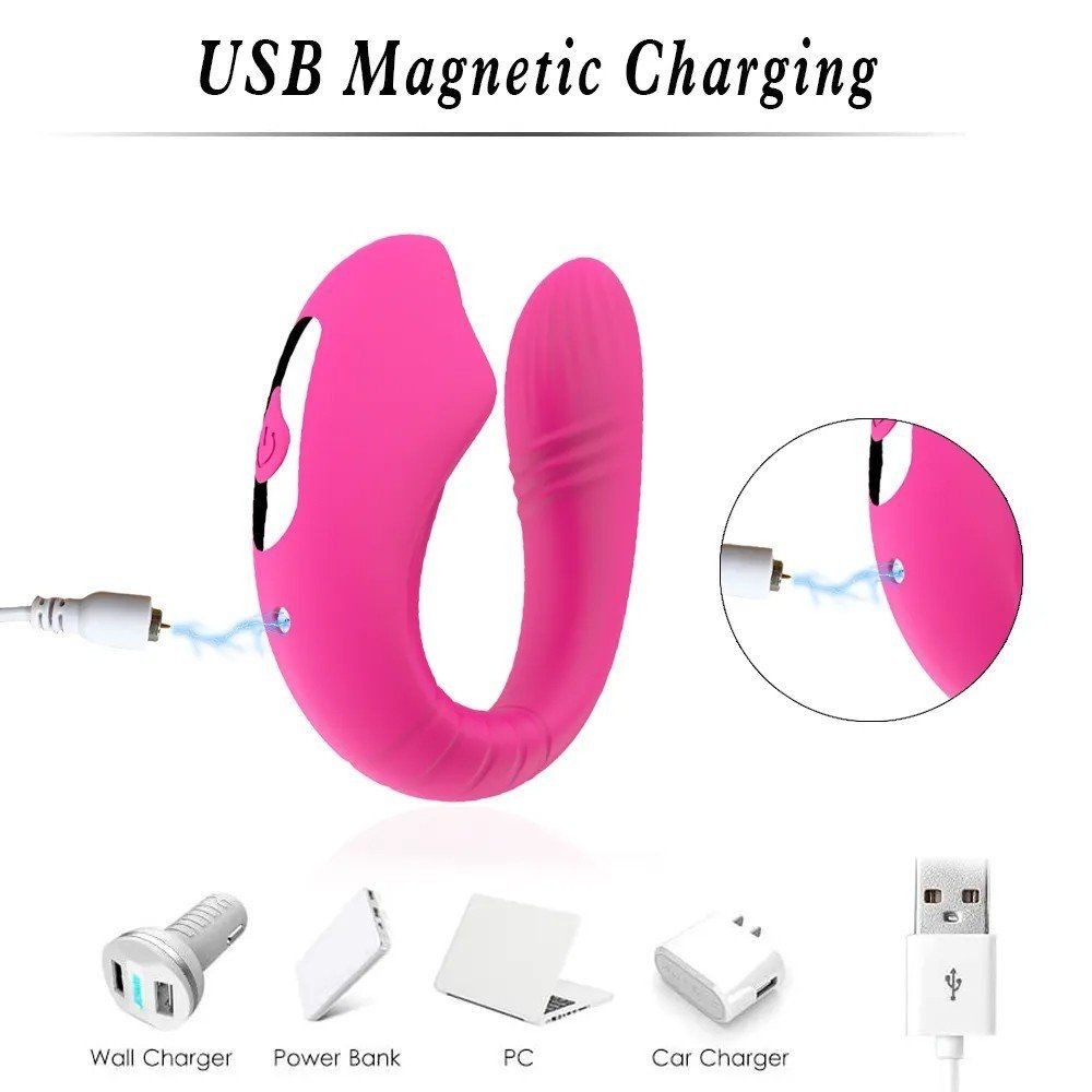 bAŞKa Wearable Sucking Vibe Couples Emiş Güçlü Giyilebilir Partner Vibratör