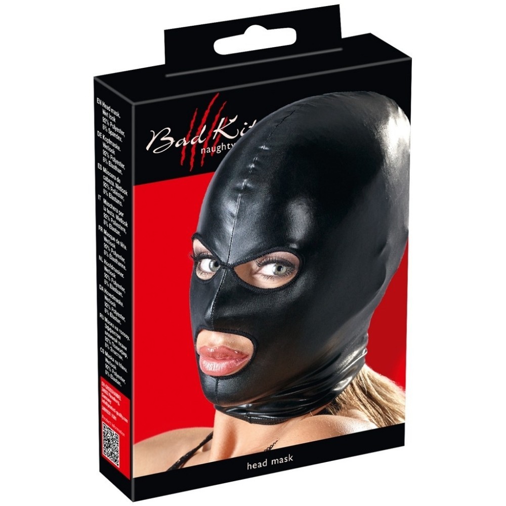 Bad Kitty Head Open Mouth And Eyes Mask