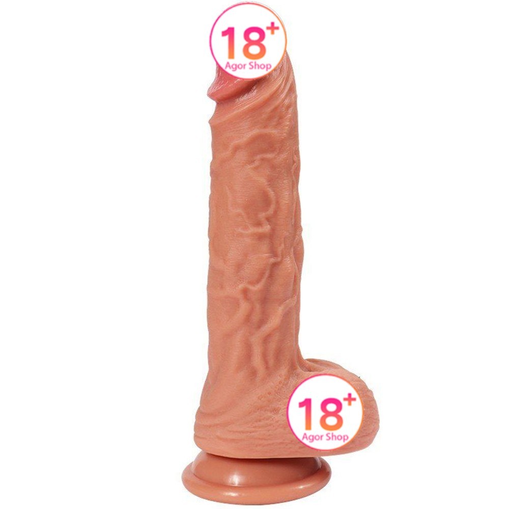 Shequ Dildo Series Dilan 21 cm Natural Doku Realistik Penis SQ-WBD10022