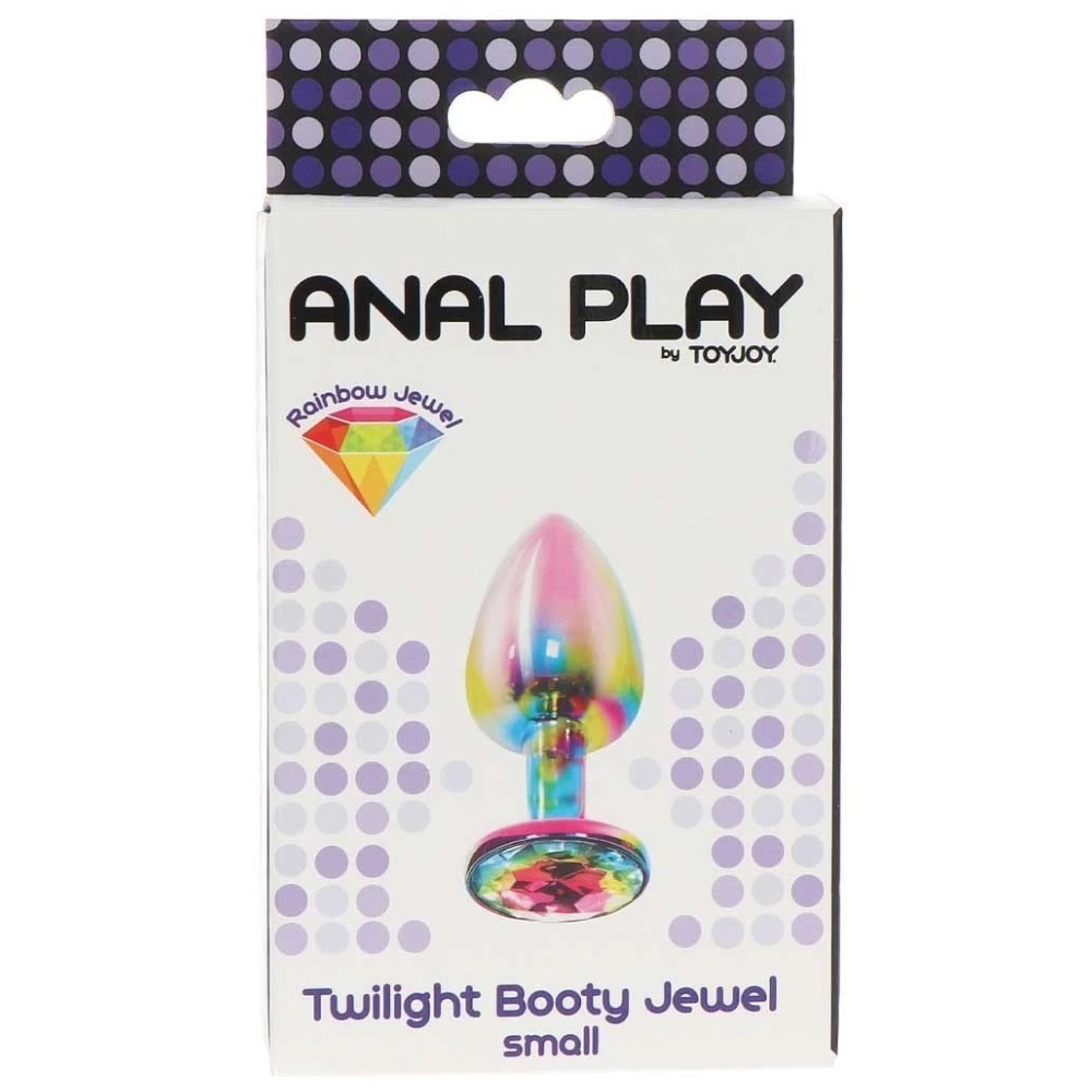 ToyJoy Twilight Booty Rainbow Jewel Metal Anal Plug