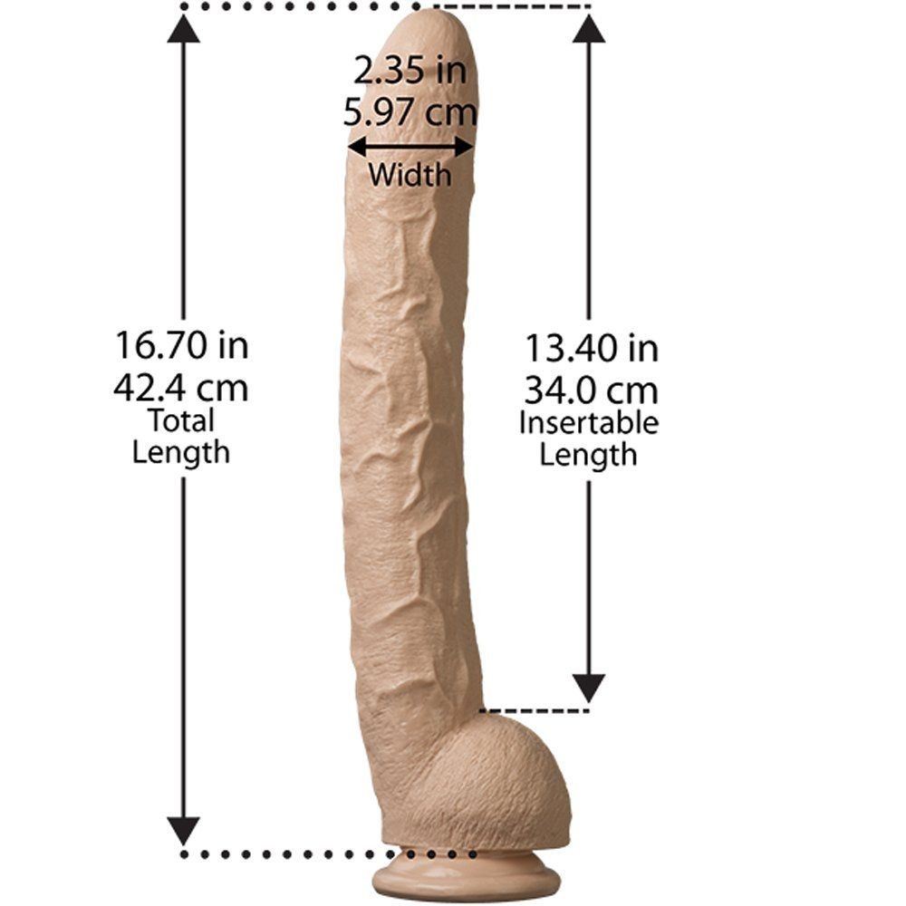 Doc Johnson Signature Cocks Dick Rambone Black Realistik Penis