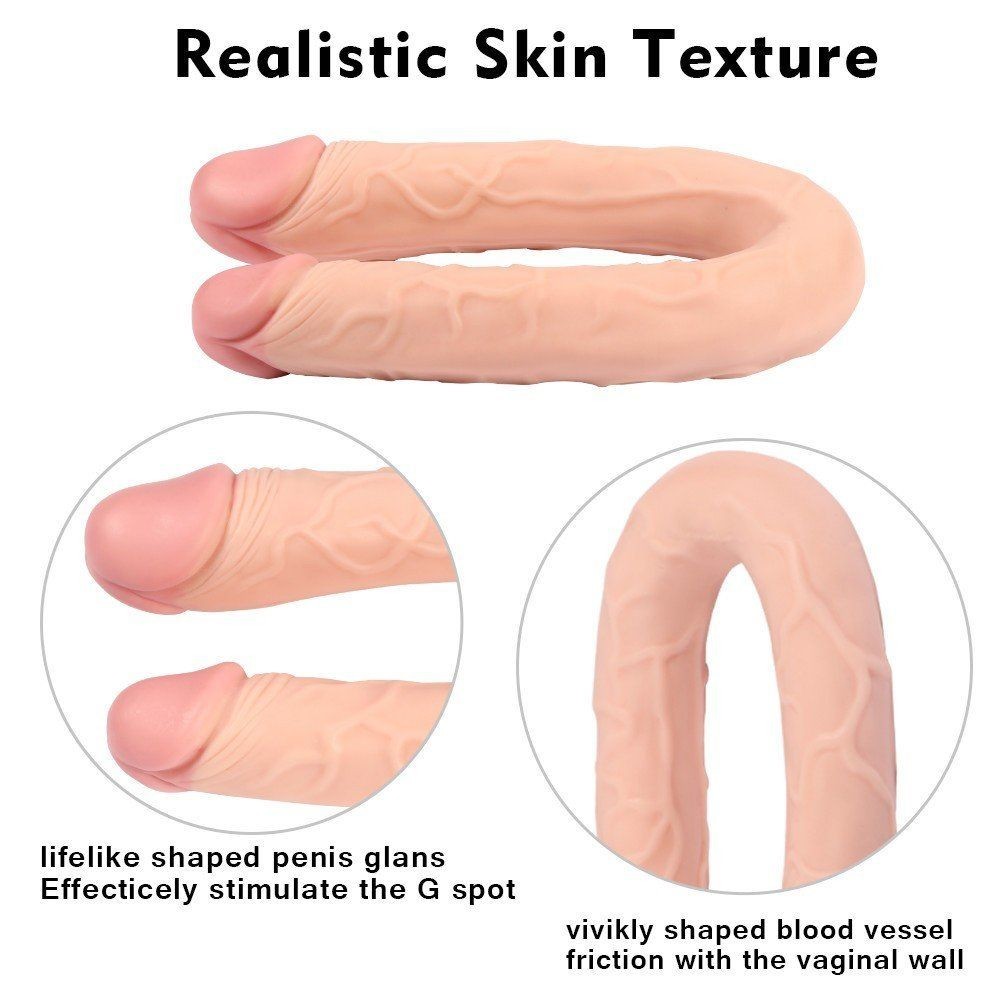 Shequ Blake U-Shape Blake Çift Taraflı Realistik Penis XS-WBC10070