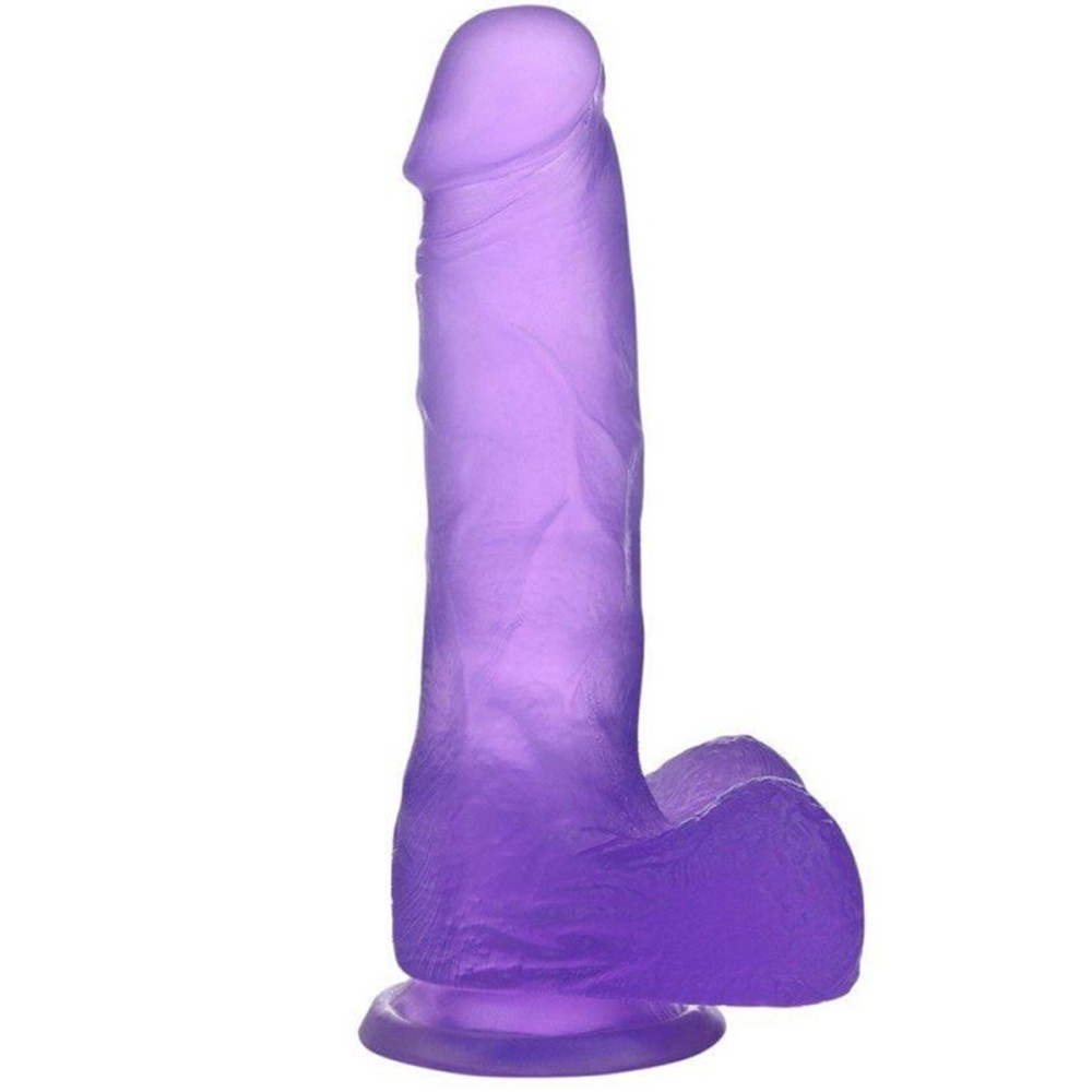 Lovetoy Jelly Studs Purple Dildo Medium 17 cm Jel Penis LV3101