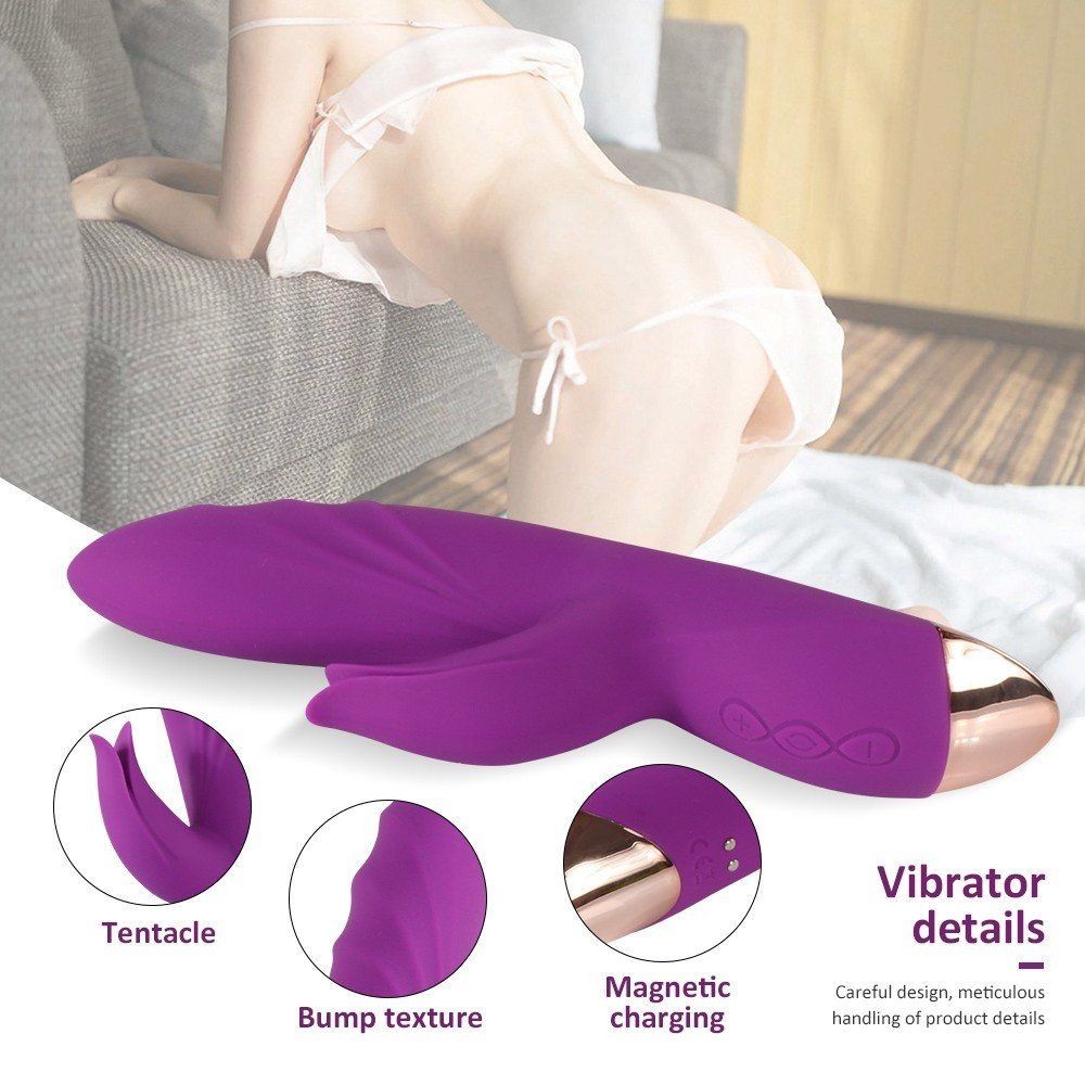 Shequ Booker 7 Mod Flexible Esnek Şarjlı Rabbit Vibratör SQ-V10115