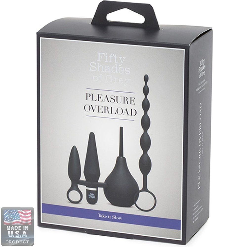 Fifty Shades of Grey Pleasure Overload Take It Slow Gift Set Anal Set