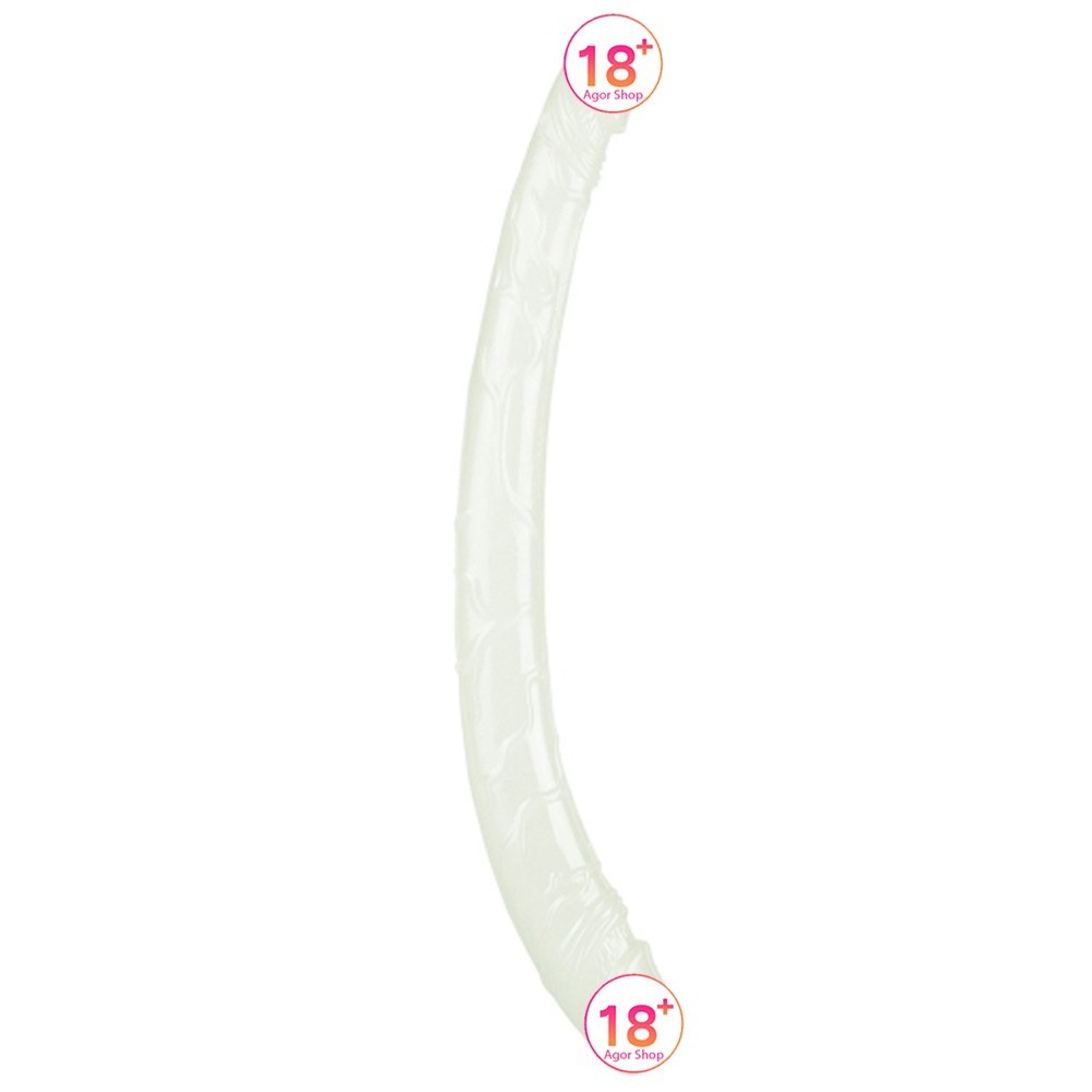 Lovetoy Lumino Play Double Dildo 37 Cm Çift Taraflı Realistik Jel Dildo LV319024