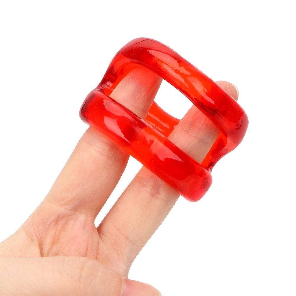 bAŞKa Easy Realese Duo Silicone Cock Ring Penis Halkası-Black