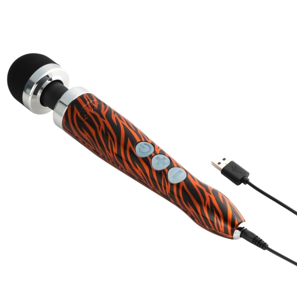 Doxy Die Cast 3R USB Rechargeable Mini Wand Orange Massager