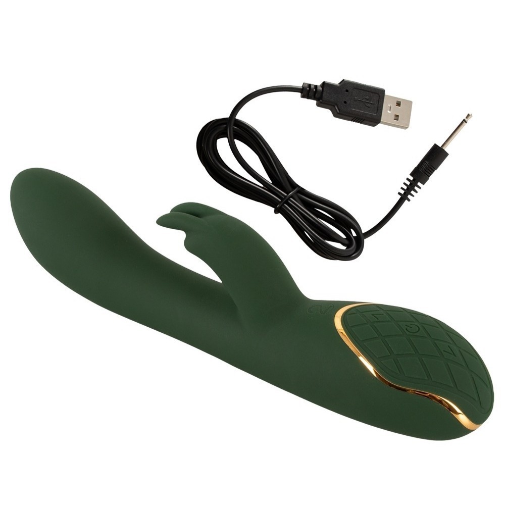 Emerald Love Luxurious G-spot and Clitoris Stimulator Rabbit Vibrator