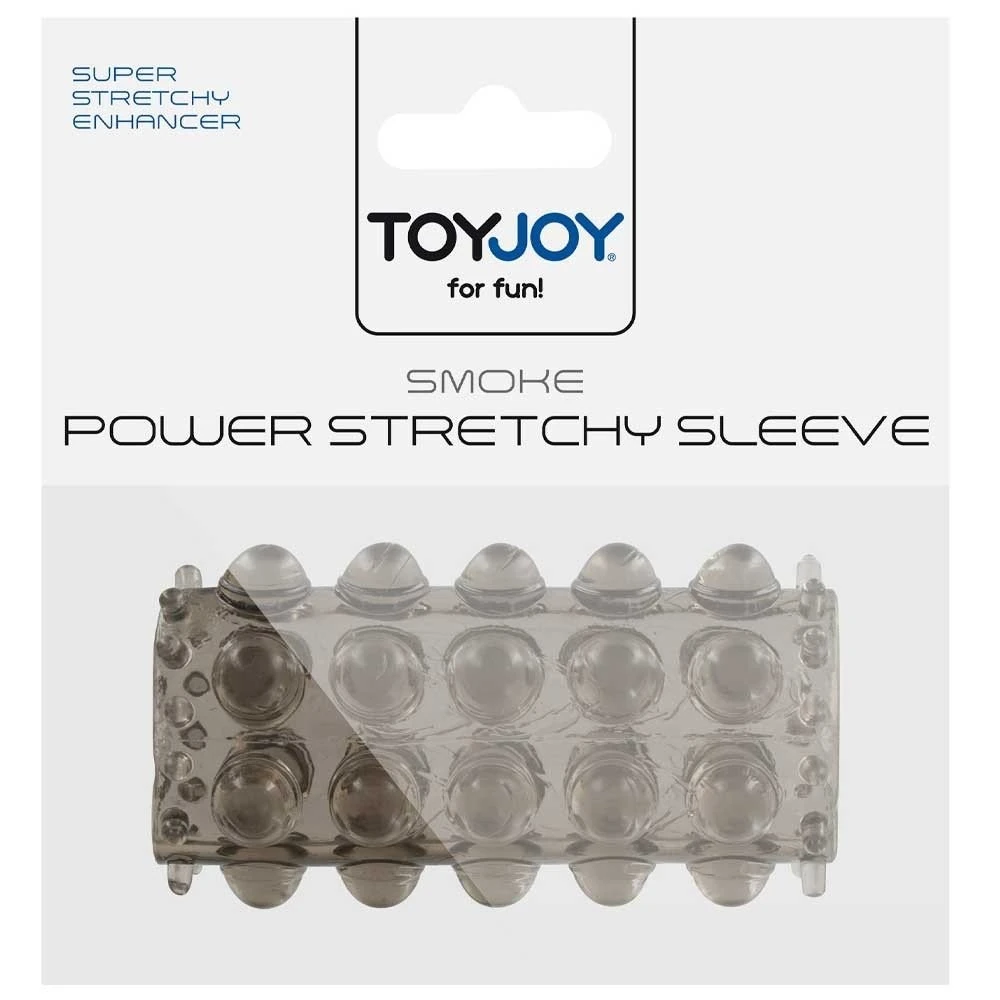 ToyJoy Smoke Super Stretchy Sleeve Gray Tırtıklı Penis Kılıfı