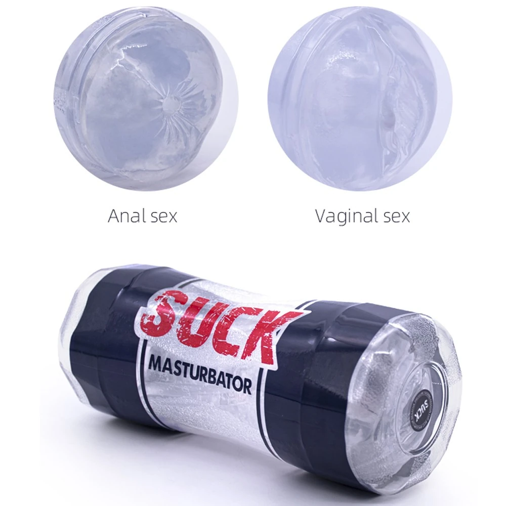 bAŞKa Sucking Cup For Men Vibration Masturbation Çift Taraflı Realistik Vajina