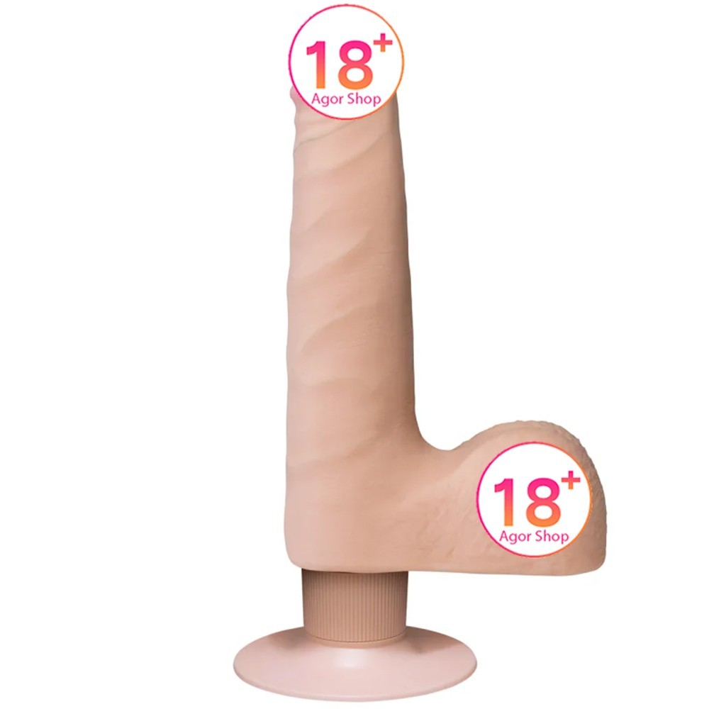 Doc Johnson The Realistic Cock Slim 7 Titreşimli Penis