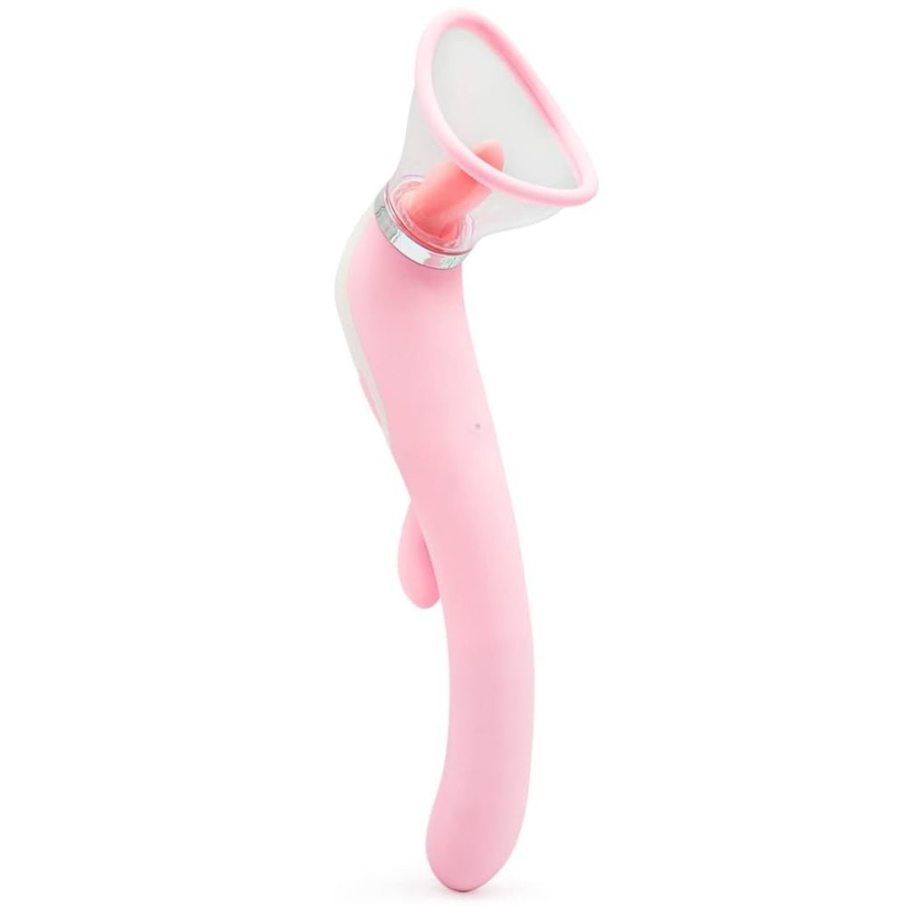 bAŞKa Sucker Licker G-Spot Çift Yönlü Isıtmalı Yalama Vibratör