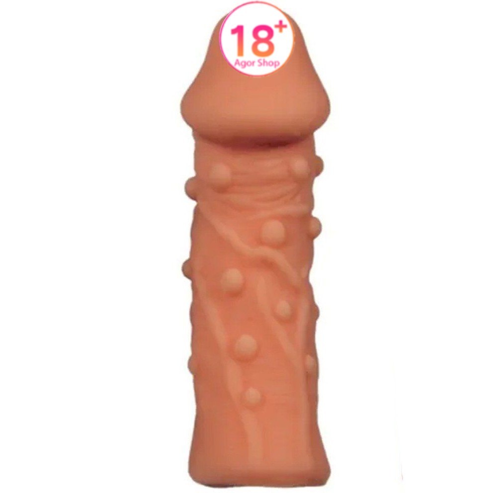 bAŞKa Maxx Sleeve Yumuşak Doku Realistik Penis Kılıfı