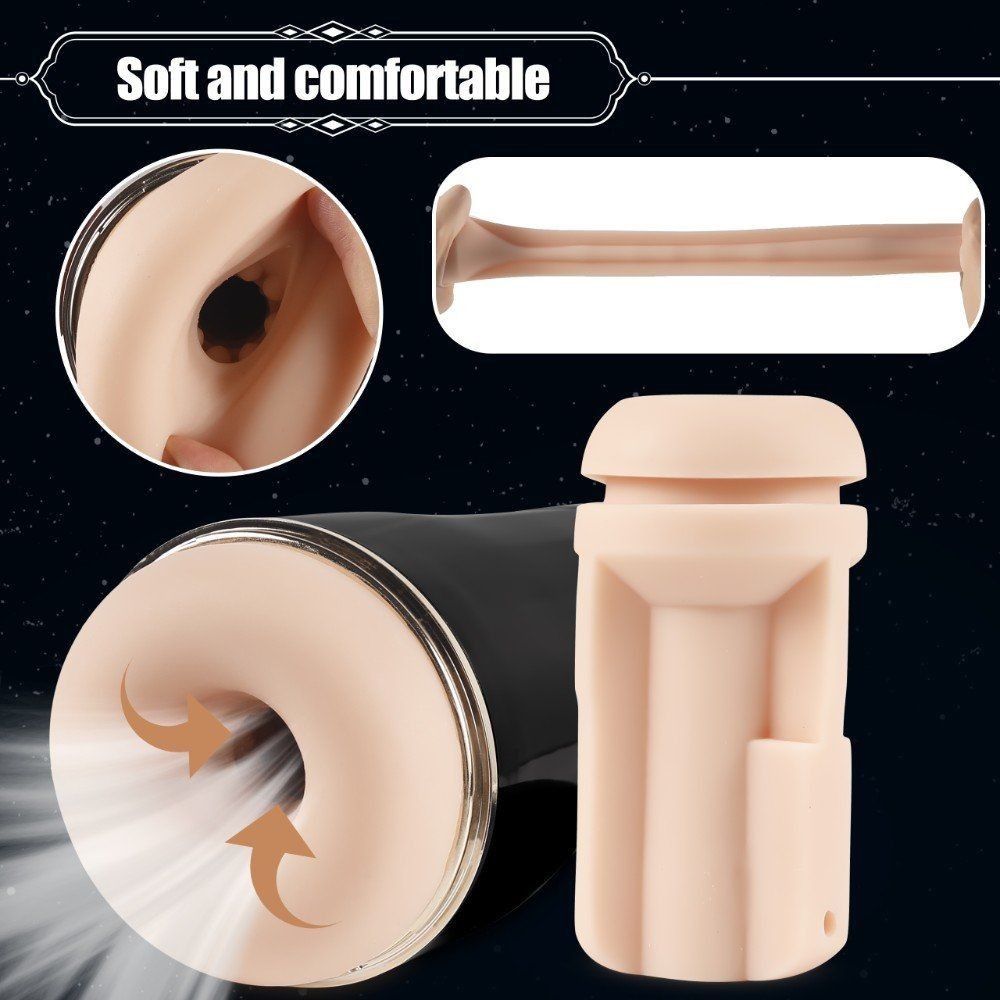 Shequ Snow İnspiratory Emiş Güçlü 7 Mod Titreşimli Realistik Anüs SQ-MA70060