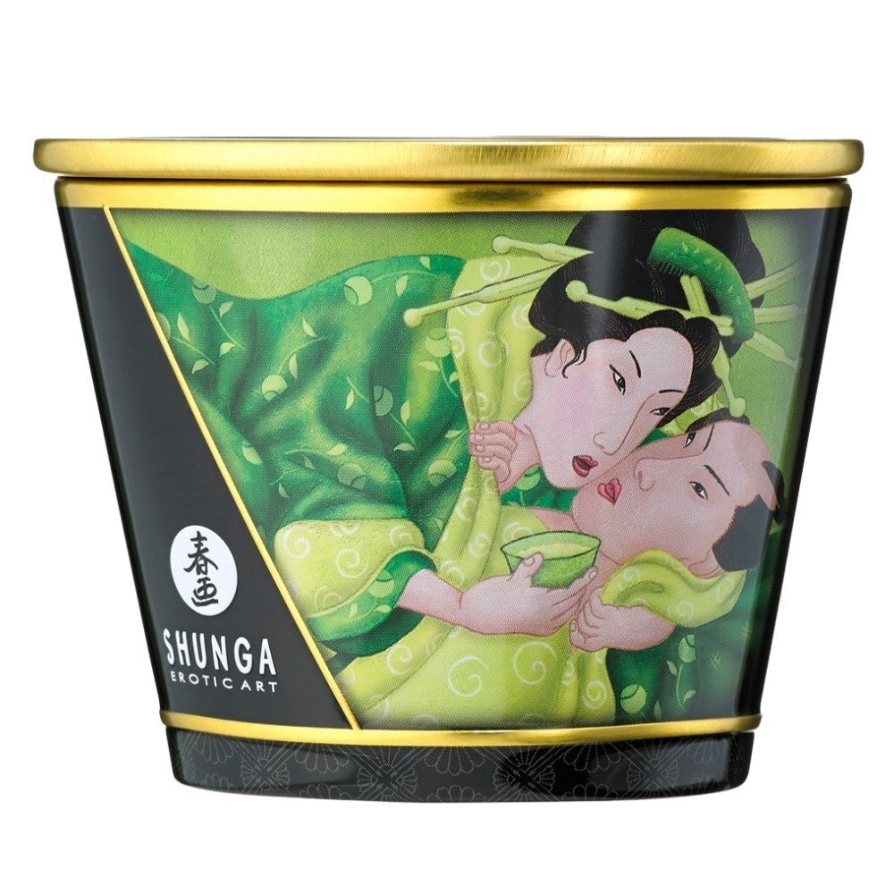 Shunga Massage Candle Green Tea 170 Ml Masaj Mumu