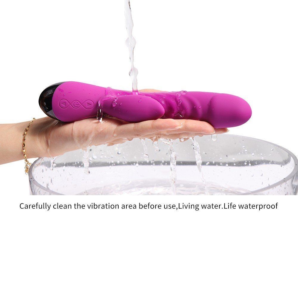 Shequ Huanyan 10 Hız Flexible G-Noktası Rabbit Vibratör SQ-V10022