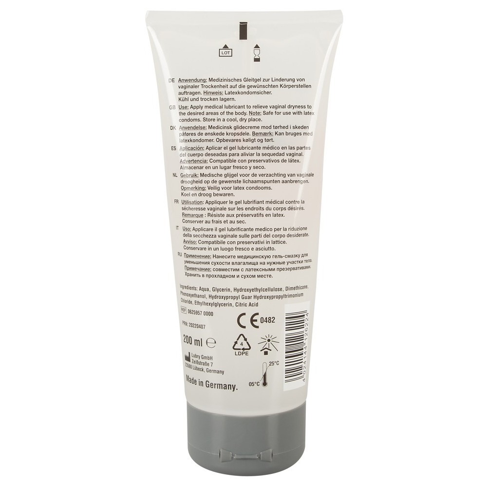 Just Glide Water-Based And Silicone Unisex Performance Gel 200 ml